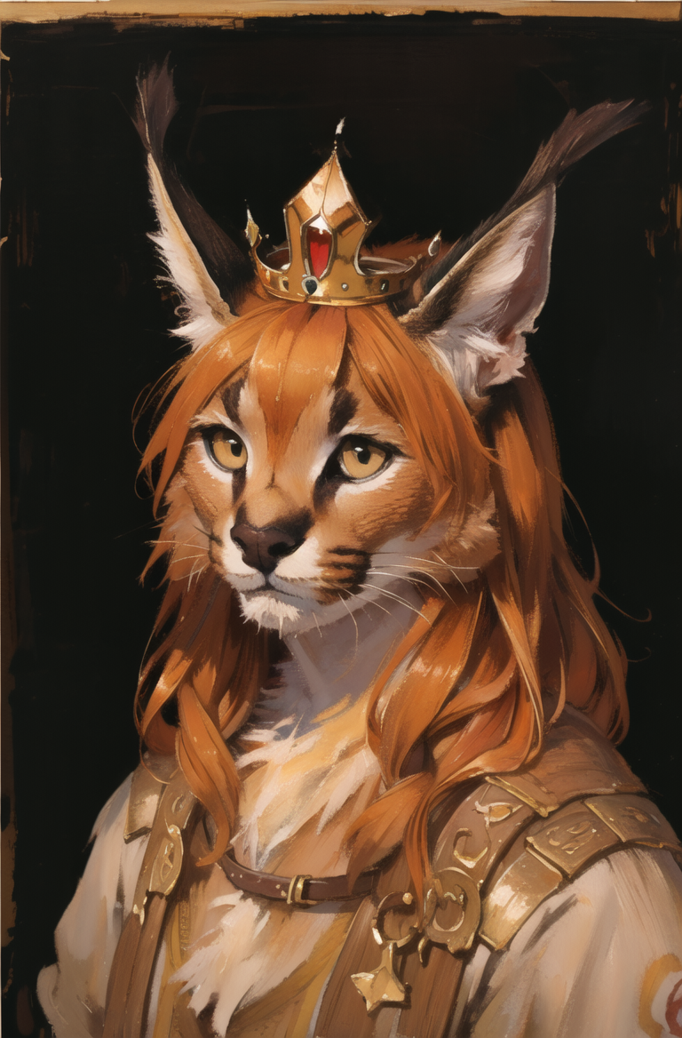 00069-1185172104-absurdres, highres, ultra detailed, masterpiece, cel shading,africa_furry girl,caracal,long orange hair,shiny hair,(high detail.png